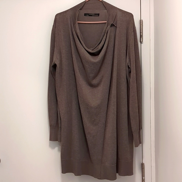 All Saints Bernt Jacque cardigan Sz 10 - Picture 4 of 15